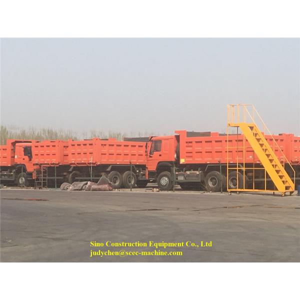 Heavy Duty Tipper Trucks 336 Hp Double Axle Dump Truck Manual 18m3 - 22m3