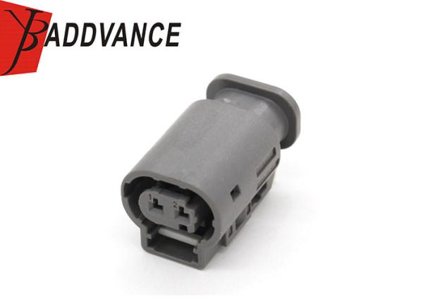 10027186 2 Pin Female TE Connectivity AMP Connectors Gray Color