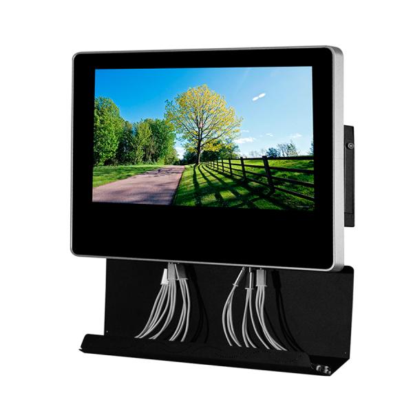 Metal Wall Mounted Electric Mobile Phone Charging Station Digital Signage  With 21.5'' AD Screen