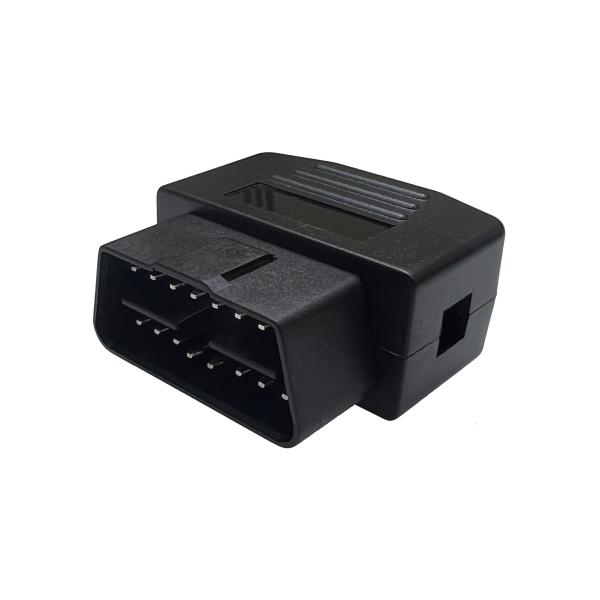 12V/24V AOT J1962 Plug OBD2 Case with 16Pin Male Connector for Small Size Black OBD Enclosure and GPS Diagonistic Tool