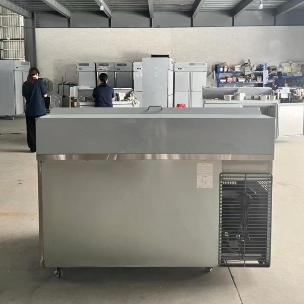 Sandwich Salad Prep Table Refrigerator 2 Doors For Hotel Kitchen