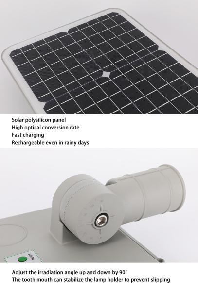 LED Solar Powered Street Light Sensor Optional 60w 100w Led Road Lighting