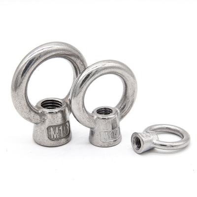 Industrial 304 Stainless Eye Nut  And Eye Screw For Lifting And Fixing Heavy Objects