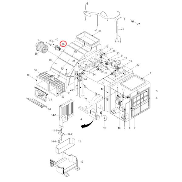 блок подогревателя Assy R140-9 R180-9 R210-9 резистора 11Q6-90530 для экскаватора Hyundai