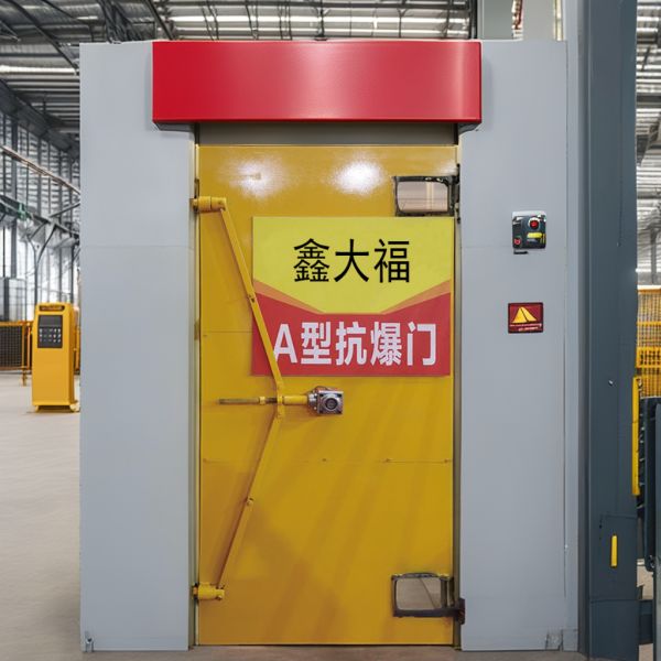 Anti Theft Explosion Proof Steel Door 30 - 1000KPa Static Load Resistance