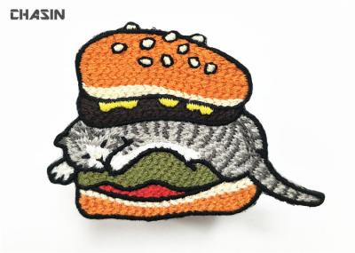 Vivid Colorful 	Animal Custom Applique Patches Cat Strong 3D Effect