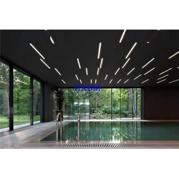 PVDF Color Double Glazed Aluminum Sliding Doors Thermal Break