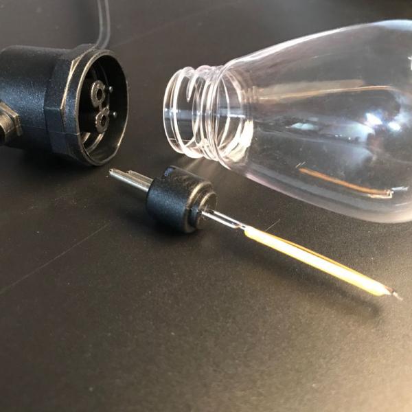 Solar Light Outdoors Garland Edison Bulb Fairy Garden String Lights S14 Retro Glass Solar Lamp For Christmas Lighting 5/7.6 M
