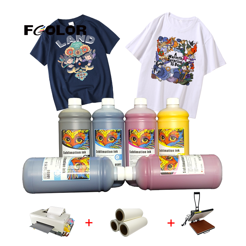 Fcolor Korea Quality Dye Sublimation Ink for Epson I3200 XP600 for Textile Printing