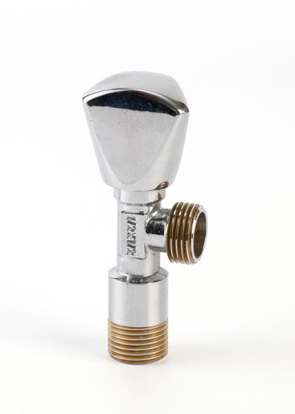Bathroom 1/2 Brass Angle Valve Chrome Plated Anti Corrosion Durable