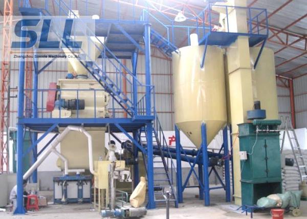 Energy Saving Mortar Mixing Equipment With Diesel Oil / Coal Sand Dryer