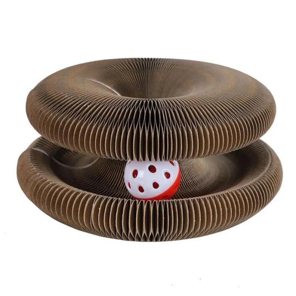 Factory Direct Wear Resistant High Quality Corrugated Paper Magic Organ Shape Cat Claw Board