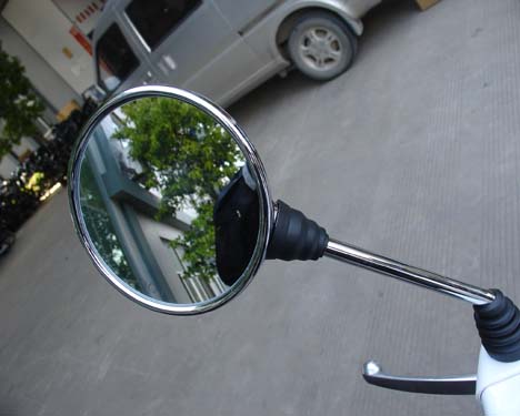 Cycle Headlight Adult Motor Scooter 150cc With Two Rear View Mirrors Automatic Transmission