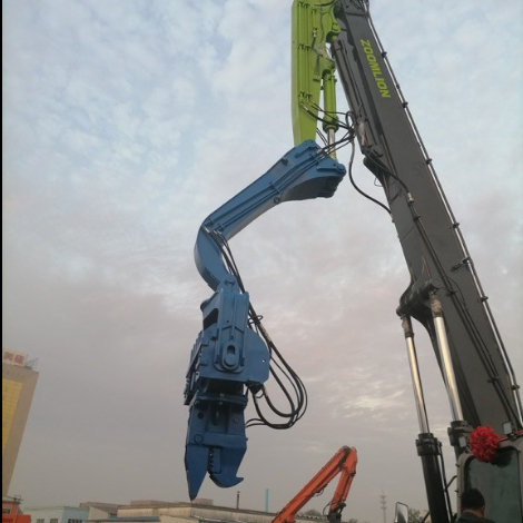 Excavador Mounted del conductor de Vibra 3300RPM el 18M Sheet Hydraulic Pile