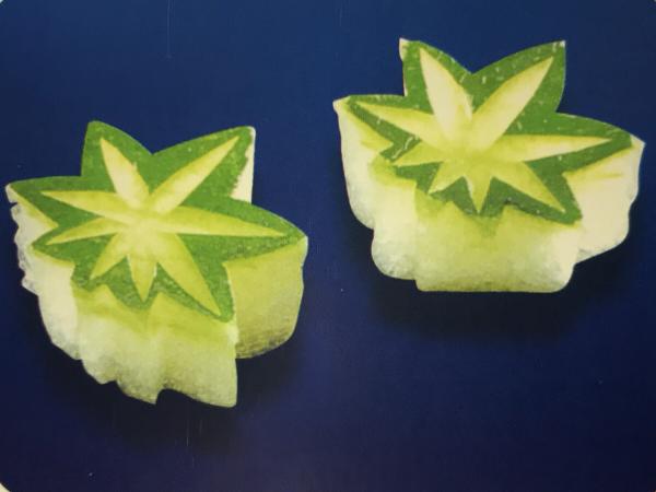 Frozen Winter Melon(White Gourd), leaf-shaped, flower-shaped etc. for food decoration