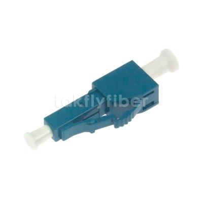 A fêmea ao homem fixou o atenuador LC UPC 1dB 10dB da fibra ótica Singlemode