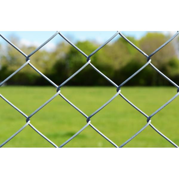 Rustproof 11 Gauge 6 Ft Galvanized Chain Link Fence For Garden