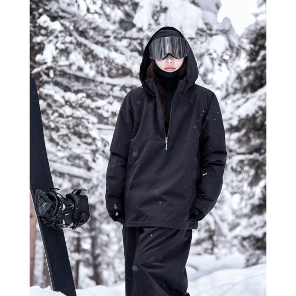 Custom OEM Couple 3L Waterproof Snowboard Ski Jacket Winter Warm Ski Sweatshirt