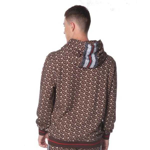 Полиэстер / хлопок спортивный куртка с капюшоном уличная одежда тяжелый вес