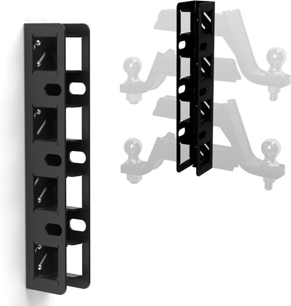 1.25 2 Hitch Storage Wall Mounted Hitch Receiver for Bike Cargo Rack Storage Garage Organizer 7 Hitch Storage Mount