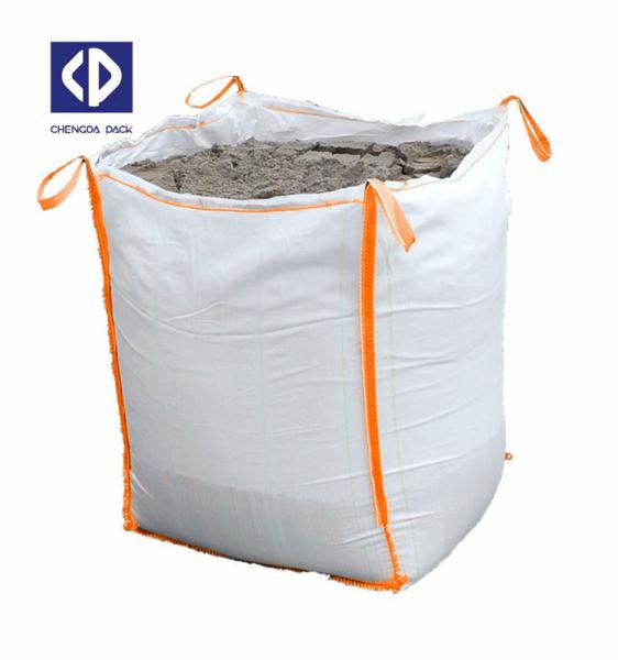 Durable 500 Kg Big Delivery Bags Empty Bulk Bags Eco Friendly Material