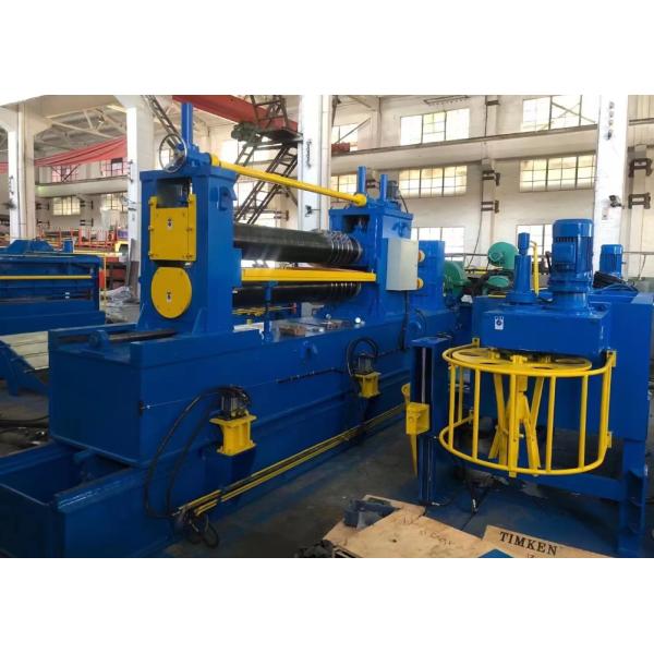4mm Thickness Metal Slitting Line Hydraulic Decoiler 120mm Shaft