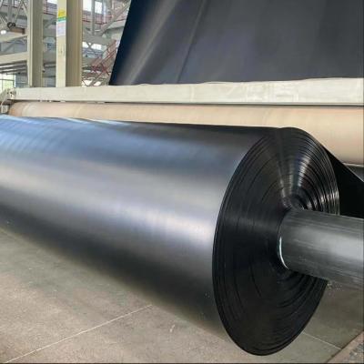 PVC Geomembrane Liner Black Environmentally Friendly Geomembrane Substrate For Sewage Treatment Plants