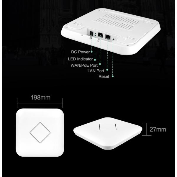 High Power AC1200 Dual-Band Ceiling Mounted Wireless Access Point with CPU QCA9563 Model XD3200