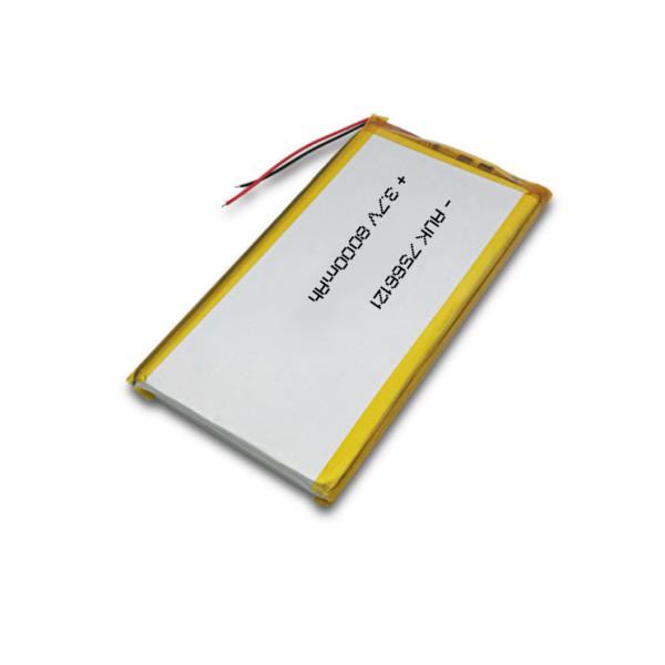 3.7V 8000mAh липо аккумулятор перезаряжаемый 7566121 аккумулятор взрывостойкий