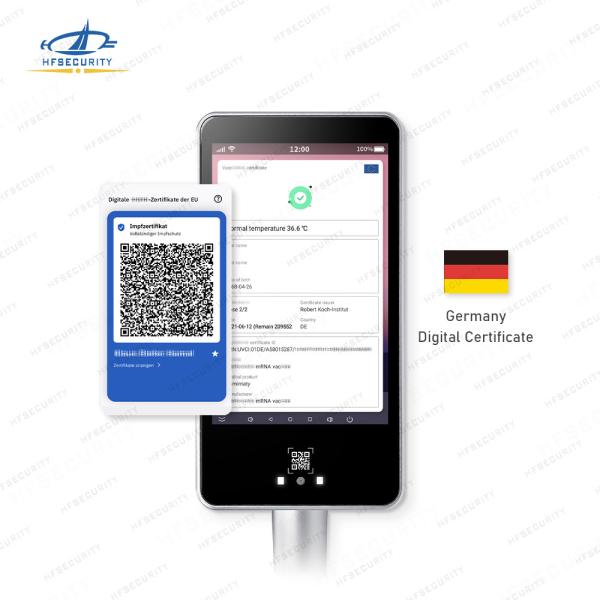 HFsecurity RA08T HFsecurity RA08T Face Health Code Device Bluetooth Android Face Recognition  Health Code Scan Device