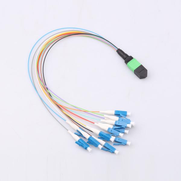 Ribbon Type Mpo Fan Out Cable SM MM High Reflection Loss With APC