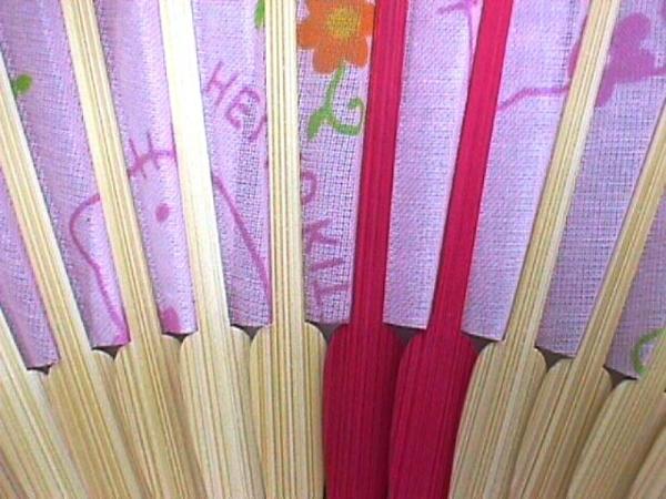 lovely gifts of bamboo paper fan for ladies