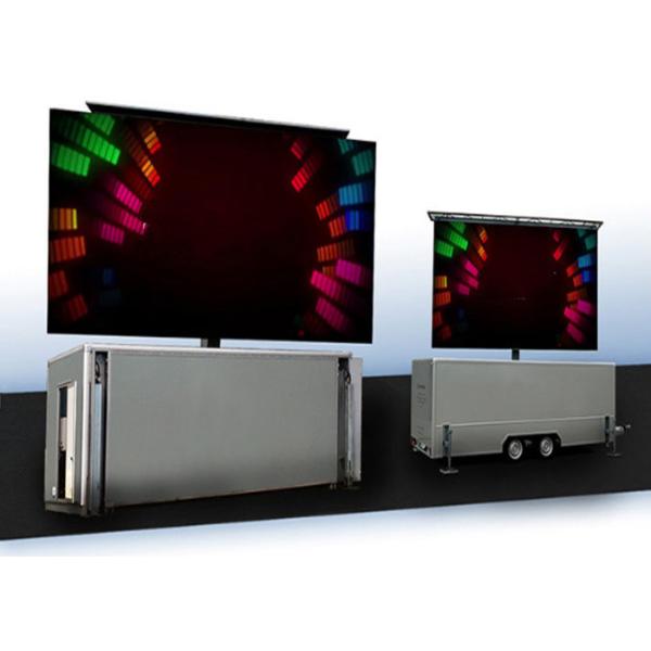 Fixed High Brightness Truck Mounted Led Screen , SMD3535 Mobile Led Signs