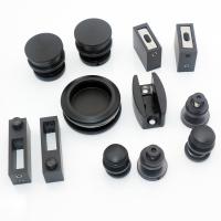 Kit de hardware de portas de vidro deslizantes sem enquadramento com porta deslizante de estilo reto e fechada suavemente