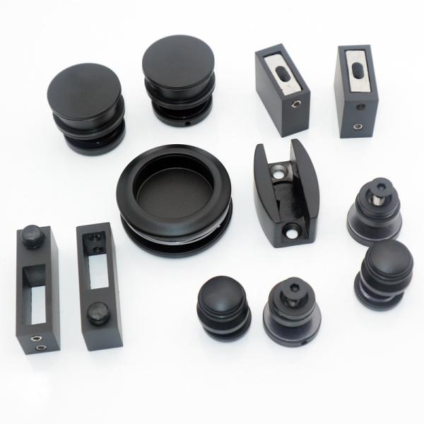 8-12 Kit de portas e equipamentos de vidro seguro de espessura com material de aço inoxidável 304