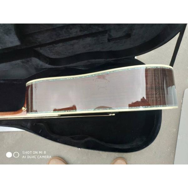 Aaaa All Real Abalone Super Deluxe Wood D45L Acoustic Guitar Customized Logo Is Available
