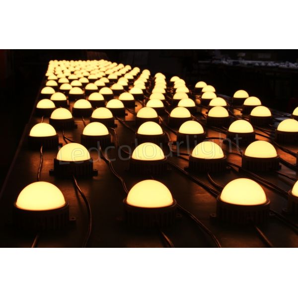 Outdoor IP68 100mm DC24V DMX RGB LED Pixel Dot Light for Facade Landscape