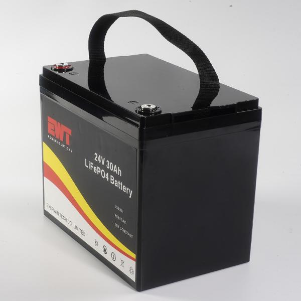 LiFePO4 24V 30Ah Bms Oui La batterie Li-ion 24V pour le succès de votre entreprise