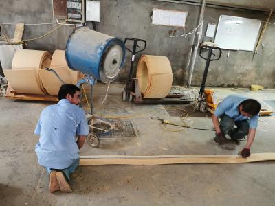 10m Asbestos Free Woven Flexible Brake Lining With Brass Wire Reinforced