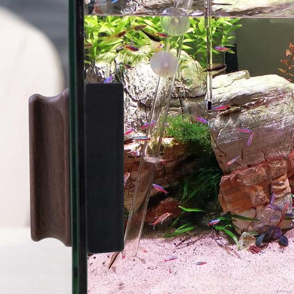 Aquarium Strong Magnetic Cleaner Algae Magnet Cleaning Tool with Scraper Floating Brush for Fish Glass Tank
