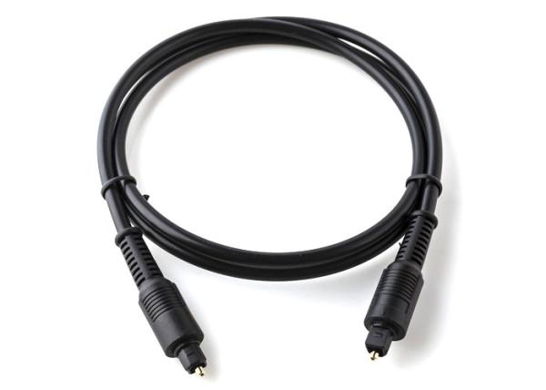 4.0mm Outer Diameter Fiber Optic Audio Cable CE Certificate Durable Design Plastic Head
