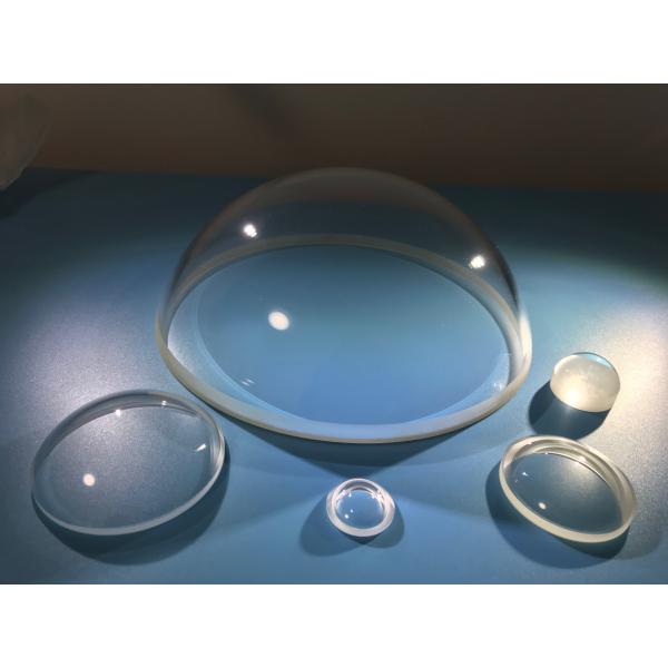 Polished Synthetic Sapphire Optical Windows Glass Quartz / BK7 Dome Lens