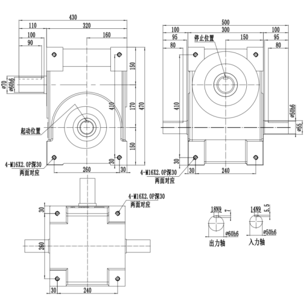 DS Series Free Stop Cam Indexer with Shaft Output and High Repeat Positioning Accuracy for Intermittent Transmission
