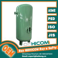 Flow Control Vertical Compressed Air Receiver Tank Spray Coated For Tooling Systems