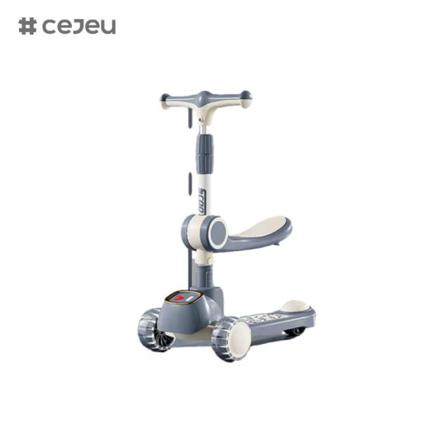 CJ-903,with Front wheel flashing PU Ordinary PVC rear wheels Music Lights,Pink White Grey,three of colour