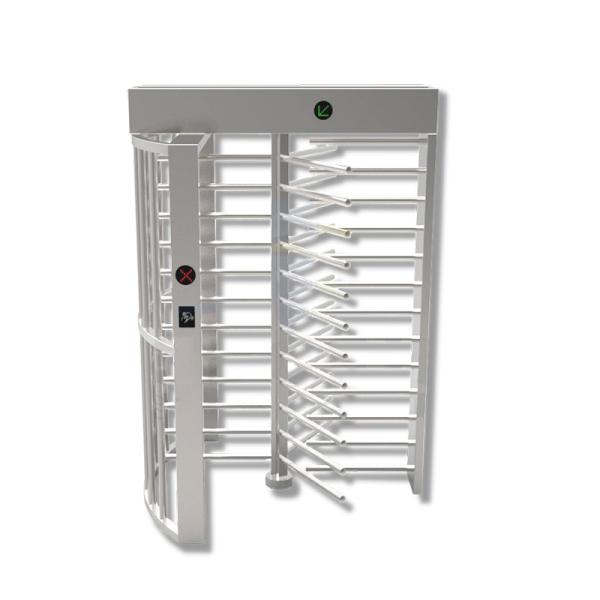 DC Servo Motor Mechanism full Automatic Entrance Control System SS304 Full Height Turnstile