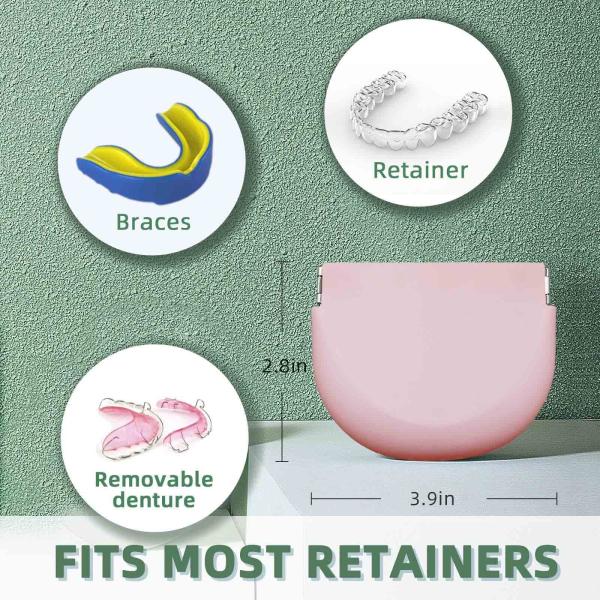 Multiple Uses Silicone Retainer Case With Lanyard Travel Holder For Women Kids Men