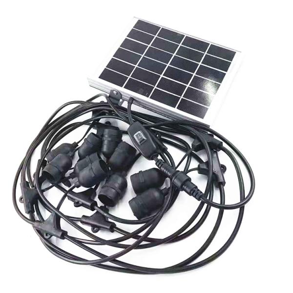 Black solar power 0.5m-10m Light Chain Light belt pendant Lamp / Lamp holder  / Loft Lights