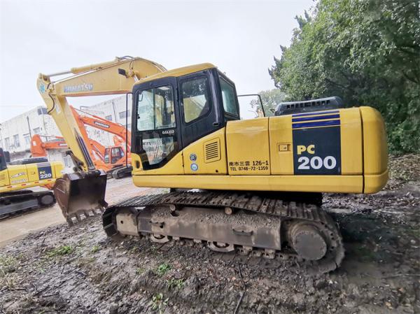 Excavadora de cilindro hidráulico original PC200-7 em excelente estado do Japão