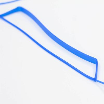 Platinum Cured FKM Blue Gasket Seal Resistance To Ozone Low Friction